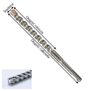 Wiertło Sds-plus 5x165 Mm Nemsis 2 Makita