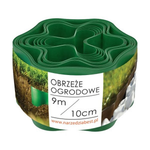 Obrzeże Trawnikowe Faliste Zielone 10cm X 9m Best Garden