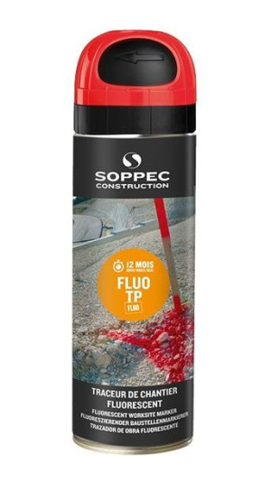 Farba Do Znakowania Fluo Tp Czerwona 500ml Soppec