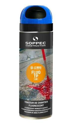 Farba Do Znakowania Fluo Tp Niebieska 500ml Soppec
