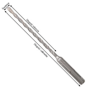 Wiertło Sds-plus 25x450mm "v-plus" Makita