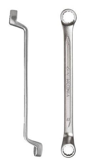 Klucz Oczkowy 27x30mm Dwustronnie Wygięty Rwkb Kuźnia