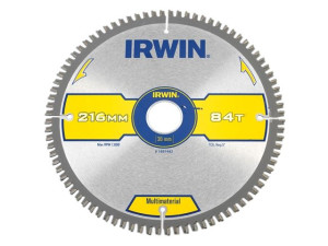 Piła Tarczowa 216x30x2,5mm 84z Tcg Multimaterial Sharper Longer Irwin