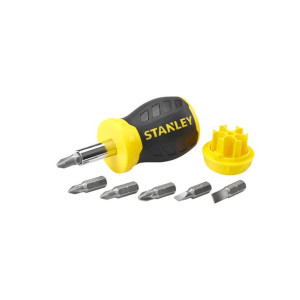 Wkrętak Multibit Krótki + 7 Końcówek (1/3) Stanley