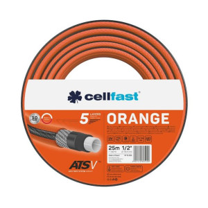 Wąż Ogrodowy 1/2" 25m Orange Atsv Cellfast