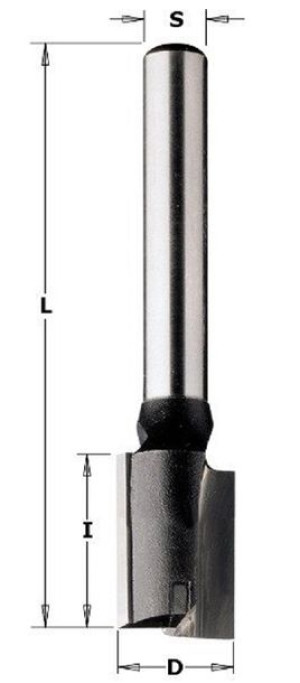 Frez Prosty Wiercący Hm 8mm Cmt