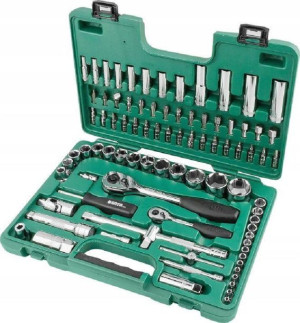 Zestaw 88 Kluczy Nasadowych 1/4" 1/2" Metryczne Sata