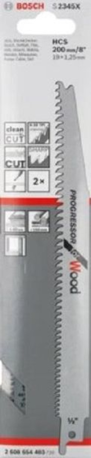 Brzeszczot S 2345 X 200x1.25x10z/cal Pc2 Bosch