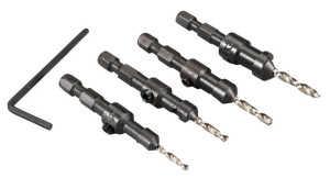Zestaw Wiertło/pogłębiacz 4 Szt. (2,4-2,8-3,2-3,6) Makita
