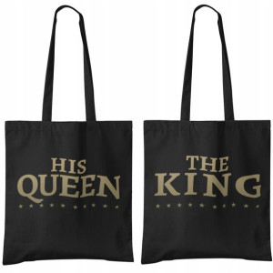 Zestaw Toreb Dla Par Prezent Walentynki King Queen