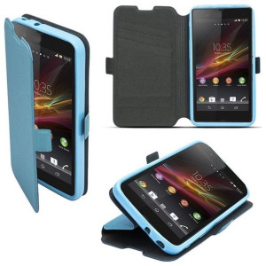 Etui z klapką Book Pocket do Samsung Galaxy J3 2017 błąkitne