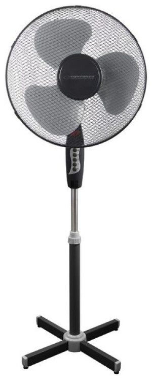 Wentylator 16'' Stojący Hurricane Czarno-szary