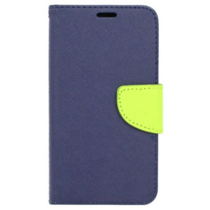 Etui z klapką do Huawei P9 Lite granatowy/zielony