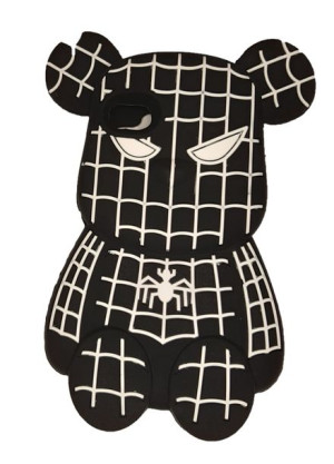 Etui 3D na iPhone 4G/4S BEAR SPIDERMAN czarne