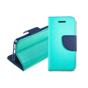 Etui z klapką do Samsung Galaxy Xcover 3 navy/turkus