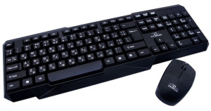TITANUM ukraińska KLAWIATURA + MYSZ bezprzewodowe USB MEMPHIS