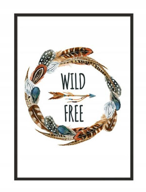 Obraz Plakat W Ramie 33x43 Cm Wild Pd250