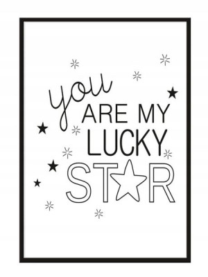 Obraz Plakat W Ramie 33x43 Cm Star P014
