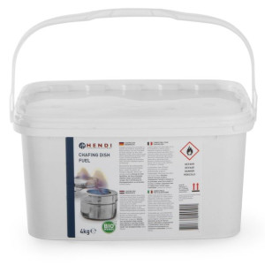 Pasta etanol do podgrzewaczy wiaderko 4 kg - Hendi 190401