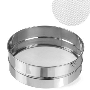 Sito do przesiewania bułki tartej śr. 247mm stalowe - Hendi 637814