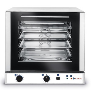 Piec konwekcyjny z nawilżaniem na 4 blachy 2800W 230V - Hendi 225028