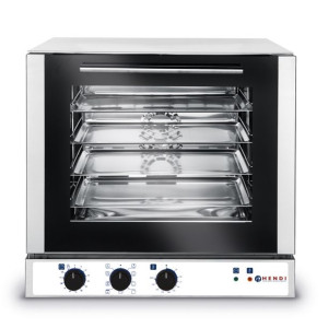 Piec konwekcyjny multifunkcyjny na 4 blachy 2600W 230V - Hendi 225165