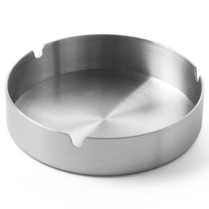 Popielniczka ze stali nierdzewnej masywna śr. 75mm - Hendi 440803