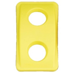 Pokrywa do pojemnika Rubbermaid SLIM JIM  żółta