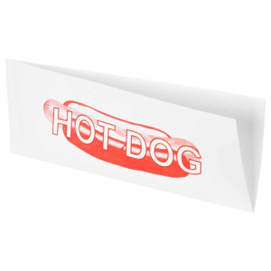 Opakowanie torebka koperta na HOT-DOG 9x25cm foliowana powlekana 200szt.