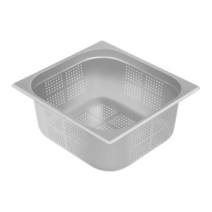 Pojemnik gastronomiczny perforowany ze stali nierdzewnej GN2/3 150 mm