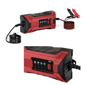 Prostownik akumulatorowy samochodowy przenośny 70 W 6/12 V 2/2 A
