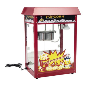 Maszyna urządzenie do produkcji PopCornu TEFLON 4-5 kg/h - czerwony daszek