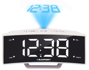 Radiobudzik BLAUPUNKT CRP 7 WH ŁAD. USB PROJEKTOR