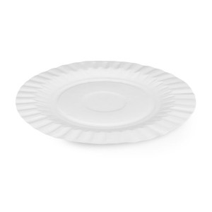 Talerz papierowy jednorazowy mały EKO śr. 20cm - 100szt