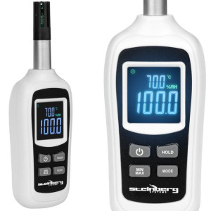 Cyfrowy termometr wilgotnościomierz LCD zakres -20 do 70C