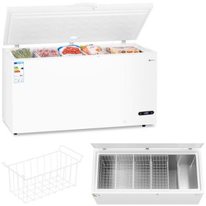 Zamrażarka skrzyniowa gastronomiczna z zamkiem A+ do -40 C 459 l