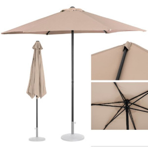 Parasol ogrodowy okrągły śr. 270 cm kremowy