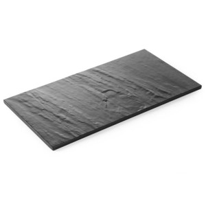 Płyta do serwowania dań imitacja łupka melamina GN1/3 - Hendi 561386