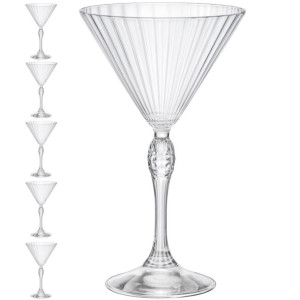 Kieliszek do martini AMERICA'20s 250 ml zestaw 6 szt. - Hendi 779286