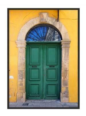 OBRAZ PLAKAT W RAMIE 33x43 cm Drzwi P1564