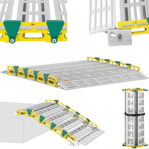 Rampa podjazdowa przenośna składana do 500 kg 1050 x 914 mm