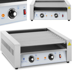 Podgrzewacz grill rolkowy do parówek hot-dogów - 11 rolek 1100 W