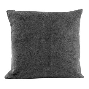 Poszewka bawełniana frotte 40x40 kolor antracyt