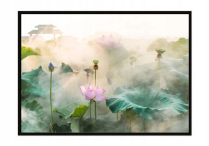 OBRAZ PLAKAT W RAMIE 53x73 cm Kwiaty P1225