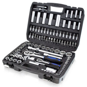 Klucze Nasadowe + Grzechotka Zestaw Solidny 108 El. Bit Torx