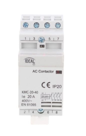 Stycznik modułowy IDEAL 20A 4Z 0R 230V KMC-20-40 23241 KANLUX
