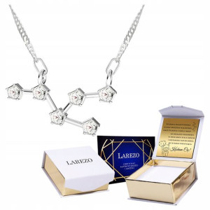 Naszyjnik srebrny + GRAWER Znak Zodiaku Byk 925