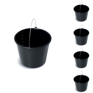5x Wiadro budowlane 16l Gospodarcze plastikowe