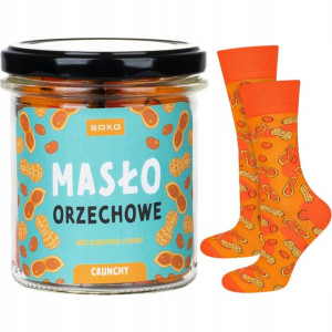 Skarpetki Damskie | Meskie SOXO GOOD STUFF zabawny masło orzechowe w słoiku