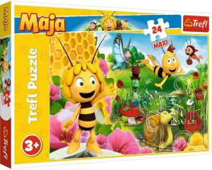 Trefl MAXI Puzzle 24el. / W świecie Pszczólki Mai